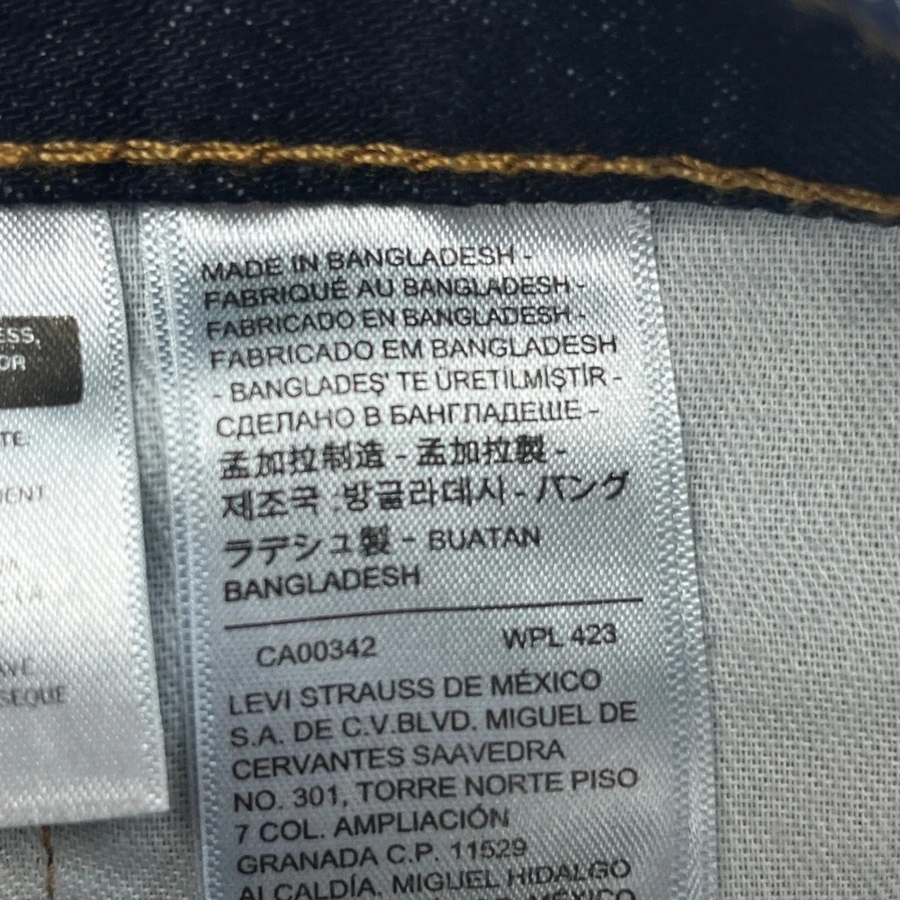 Levis 517 Bootcut Jeans Mens 38x36 Rinse Dark Wash Denim Blue NWT